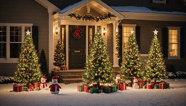 Idées créatives pour une décoration noël extérieure professionnelle